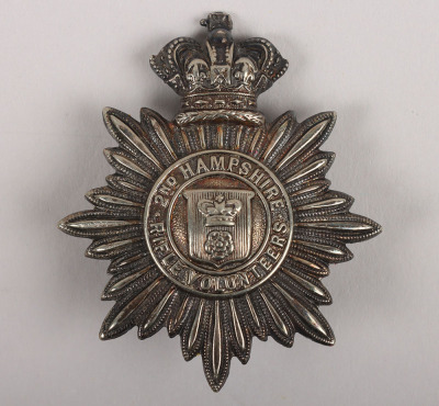 Victorian 2nd Hampshire Rifle Volunteers Cap Badge