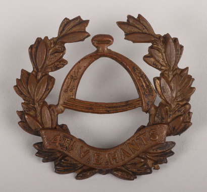 4th Volunteer Battalion Hampshire Regiment Cap Badge 1902-08