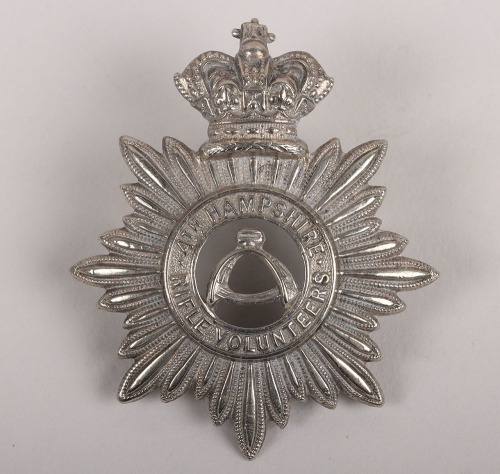 Victorian 4th Hampshire Rifle Volunteers Other Ranks Cap Badge