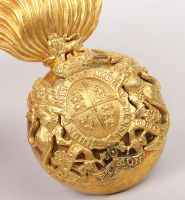 Victorian Royal Scots Fusiliers Officers Headdress Grenade - 5