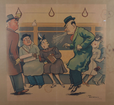 Ministry of Health Information Poster ‘Coughs and Sneezes Spread Diseases’ - 2