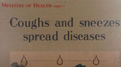 Ministry of Health Information Poster ‘Coughs and Sneezes Spread Diseases’ - 3