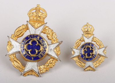 Royal Army Chaplains Department Officers Cap Badge by J R Gaunt