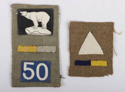 Engineer Field Park Company 49th West Riding Division Battle Dress Combination Insignia