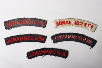 British Commando Cloth Shoulder Titles - 2