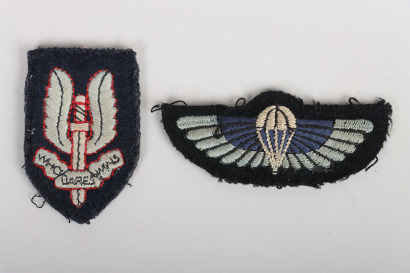 British Special Air Service (S.A.S) Beret Badge an Jump Wing