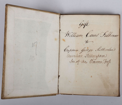 Book – 1760 Handwritten Manual on Platoon Exercise