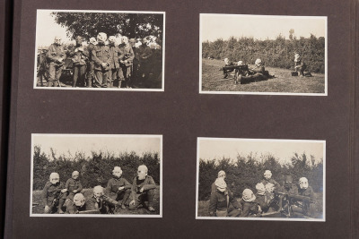 Impressive WW1 British Photograph Album and Diary Grouping Compiled by an Officer in the Middlesex Regiment on the Western Front, Mesopotamia and Palestine - 11