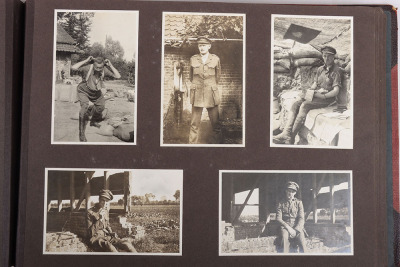 Impressive WW1 British Photograph Album and Diary Grouping Compiled by an Officer in the Middlesex Regiment on the Western Front, Mesopotamia and Palestine - 13