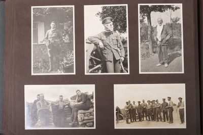 Impressive WW1 British Photograph Album and Diary Grouping Compiled by an Officer in the Middlesex Regiment on the Western Front, Mesopotamia and Palestine - 14