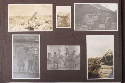 Impressive WW1 British Photograph Album and Diary Grouping Compiled by an Officer in the Middlesex Regiment on the Western Front, Mesopotamia and Palestine - 19