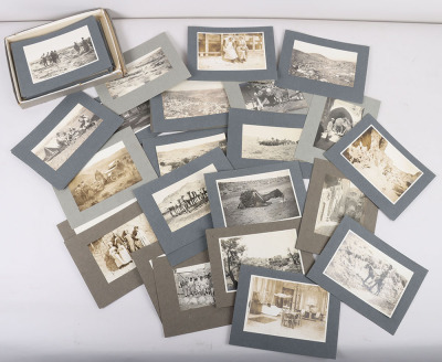 Impressive WW1 British Photograph Album and Diary Grouping Compiled by an Officer in the Middlesex Regiment on the Western Front, Mesopotamia and Palestine - 29