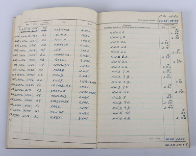 Royal Air Force Navigators Log Book of Navigator G Harrison RAF - 7