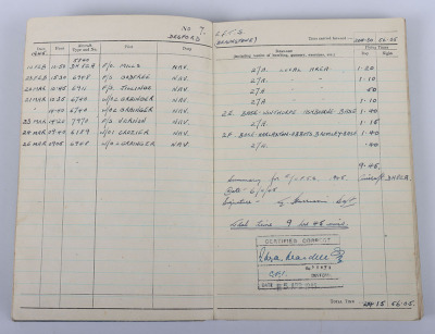 Royal Air Force Navigators Log Book of Navigator G Harrison RAF - 12