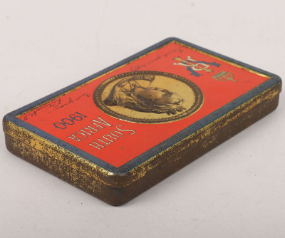 Boer War Queen Victoria Christmas Tin with Contents - 6