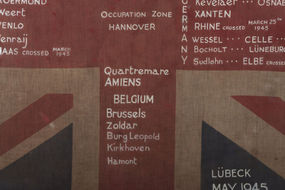 WW2 British Record of Advance Across North West Europe from June 1944 until Occupation Zone Hannover - 6