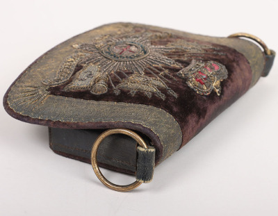 Rare 1st Regiment of Life Guards Officers Full Dress 1816 Pattern Flap Pouch - 3