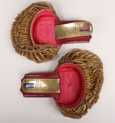 Pair of Officers Full Dress Epaulettes of the Bengal Engineers, Attributed to Major General William Spottiswoode Trevor VC, Awarded the Victoria Cross during the Bhutan War in 1865 - 3