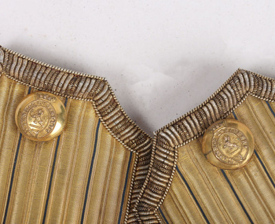 Pair of Officers Full Dress Epaulettes of the Bengal Engineers, Attributed to Major General William Spottiswoode Trevor VC, Awarded the Victoria Cross during the Bhutan War in 1865 - 5