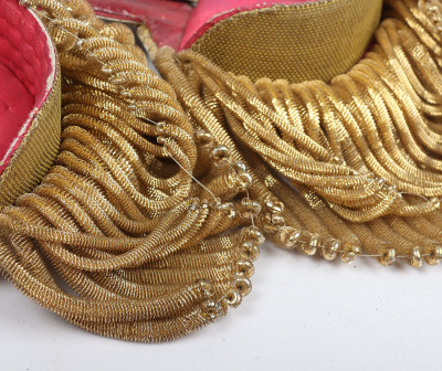 Pair of Officers Full Dress Epaulettes of the Bengal Engineers, Attributed to Major General William Spottiswoode Trevor VC, Awarded the Victoria Cross during the Bhutan War in 1865 - 6