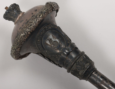 Victorian 3rd Volunteer Battalion Hampshire Regiment Drum Majors Marching Parade Mace - 5