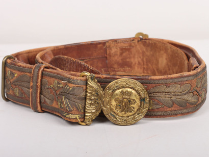 Victorian Officers Waist Belt