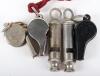 5x British Military & Civilian Whistles - 4