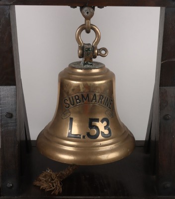 H M Submarine L.53 Brass Ships Bell - 7