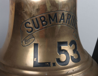 H M Submarine L.53 Brass Ships Bell - 8