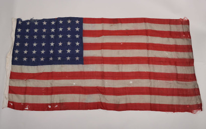 WW2 Period US 48 Star Stars and Stripes Flag