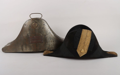 Victorian Royal Engineers Officers Full Dress Cocked Hat Belonging to Colonel Hampton Lewis Royal Anglesey Engineers