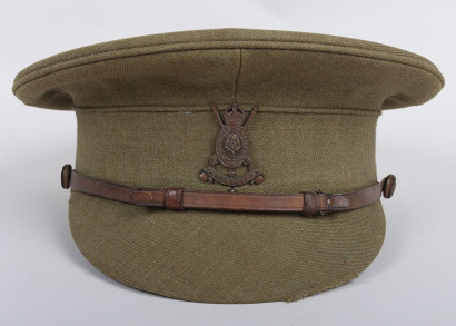 Great War Period Hampshire Yeomanry Officers Peaked Cap