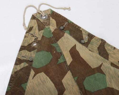 WW2 German Splinter Pattern Camouflaged Zeltbahn