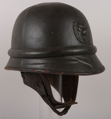 WW2 Belgium Army Motorcycle Dispatch Riders Helmet