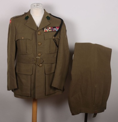 WW2 Polish 1st Armoured Division Anti-Aircraft Artillery Colonels Full Dress Uniform