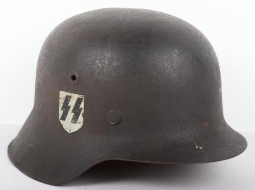 German Waffen-SS M-42 Steel Combat Helmet