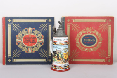 Imperial German Commemorative Beer Stein for 14th Armee-Corps in Karlsruhe 1901/03