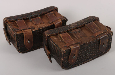 Scarce WW1 German Ersatz Medical Pouches - 7