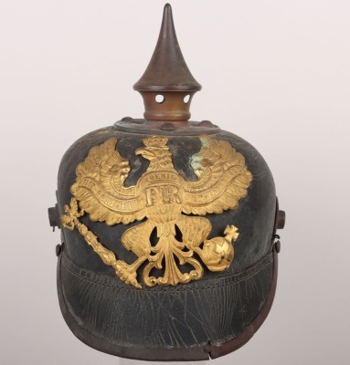 Imperial German Prussian Other Ranks Pickelhaube with Original Trench Cover - 4