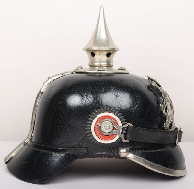 Imperial German Bavarian Reserve Pioneer Battalion Other Ranks Pickelhaube - 2