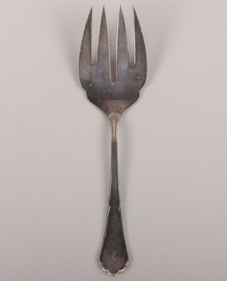 Hermann Göring “Karinhalle” Silver Serving Fork by H.J. Wilm, Berlin