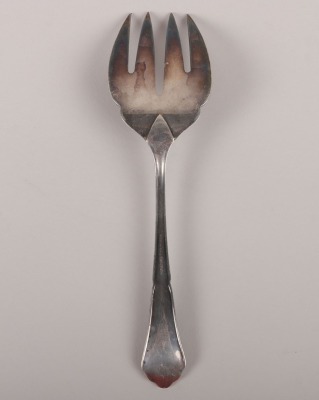 Hermann Göring “Karinhalle” Silver Serving Fork by H.J. Wilm, Berlin - 2