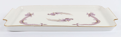 Hermann Goring Meissen Desk Set and Document Blotter Folder Taken from his Suite at the Haus Elephant in Weimar - 33