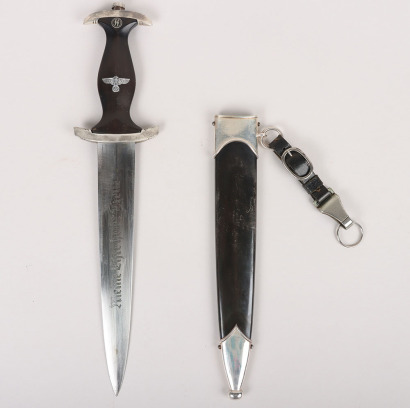 Third Reich SS (Schutzstaffel) Enlisted Mans Dress Dagger by Gustav C Spitzer, Solingen