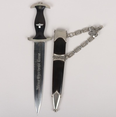 Third Reich SS (Schutzstaffel) Model 1936 Officers Chained Dress Dagger - 2