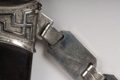 Third Reich SS (Schutzstaffel) Model 1936 Officers Chained Dress Dagger - 16