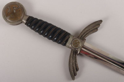 WW2 German Luftwaffe Officers Sword by SMF, Solingen - 8