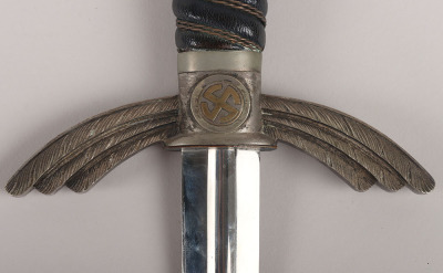 WW2 German Luftwaffe Officers Sword by SMF, Solingen - 12