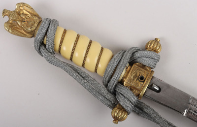 WW2 German Kriegsmarine Officers Dress Dagger by Paul Weyersberg & Co, Solingen - 6