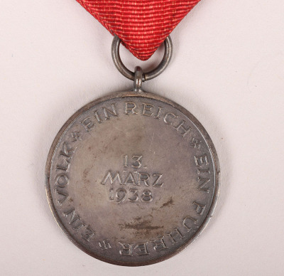 Third Reich 13. March 1938 Austrian Annexation Medal with Case - 6